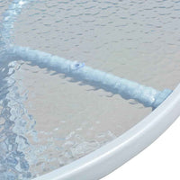 vidaXL Mesa de bistrô 50x71 cm aço cinzento