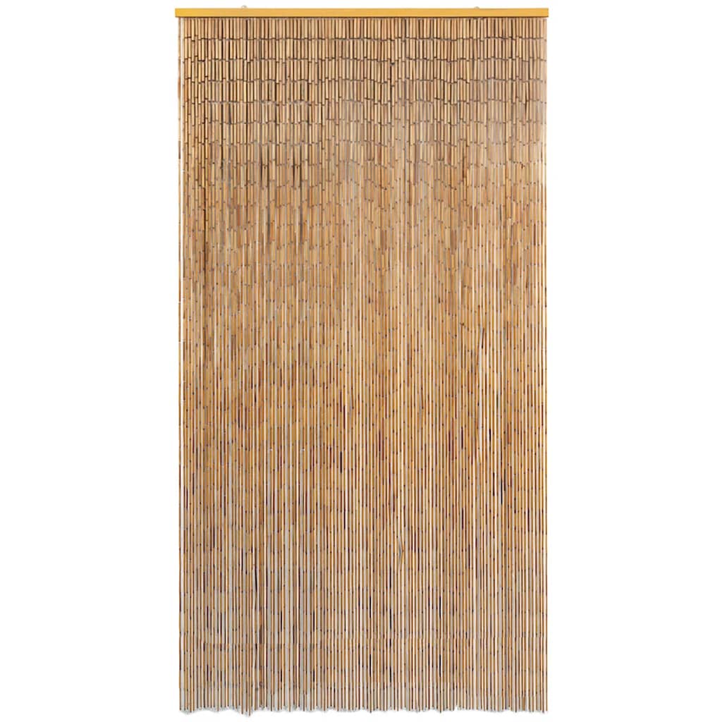 vidaXL Cortina de porta em bambu 90x200 cm