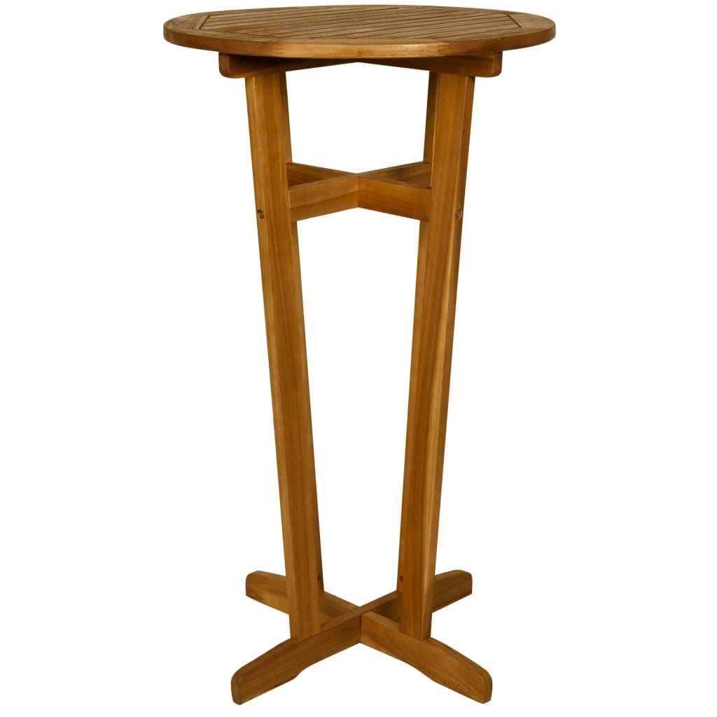 vidaXL Conjunto de bar 3 pcs madeira de acácia maciça