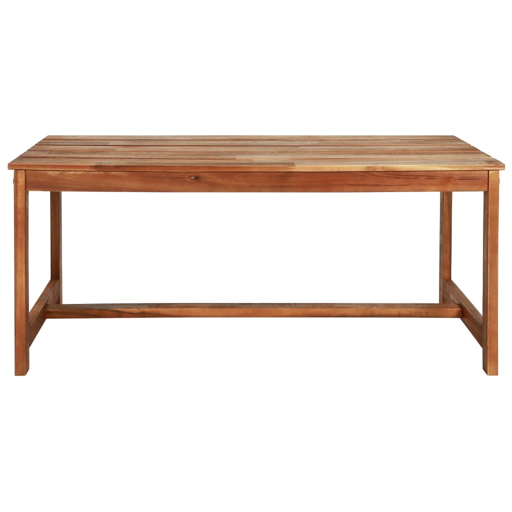 vidaXL 4 pcs conjunto lounge exterior madeira acácia maciça