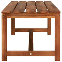 vidaXL 4 pcs conjunto lounge exterior madeira acácia maciça