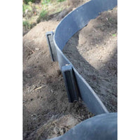 Ubbink Borda de jardim 19 cm x 15m 7mm preto
