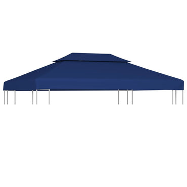 vidaXL Cobertura gazebo c/ 2 camadas 310 g/m² 4x3 m antracite