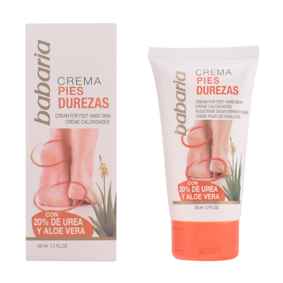 BABARIA PIES CREMA DUREZAS 50ML