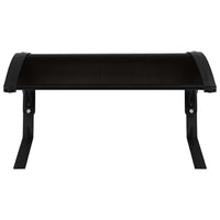 vidaXL Telhado garagem para robô corta-relva 77x103x46 cm preto