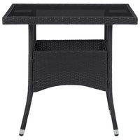 vidaXL Conjunto de móveis 5 pcs Preto