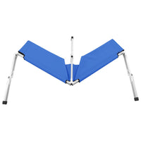 vidaXL Cama de campismo 210x80x48 cm XXL azul