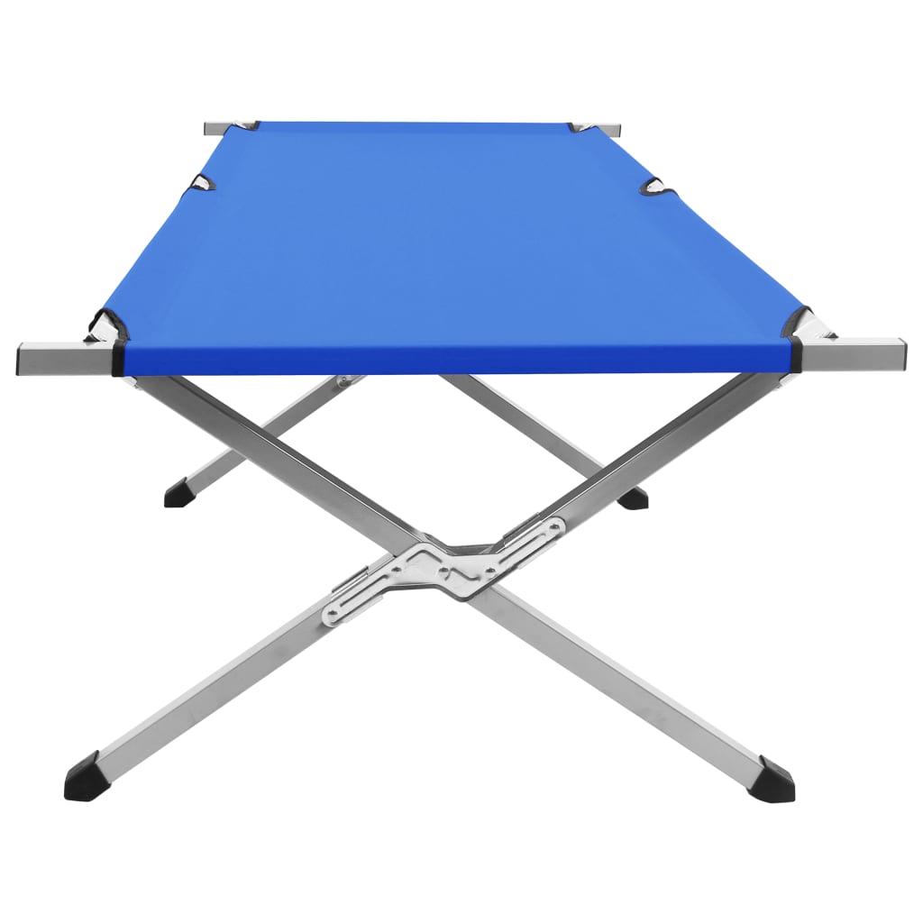vidaXL Cama de campismo 210x80x48 cm XXL azul
