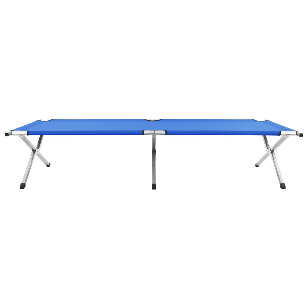 vidaXL Cama de campismo 210x80x48 cm XXL azul