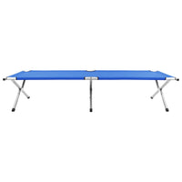 vidaXL Cama de campismo 210x80x48 cm XXL azul