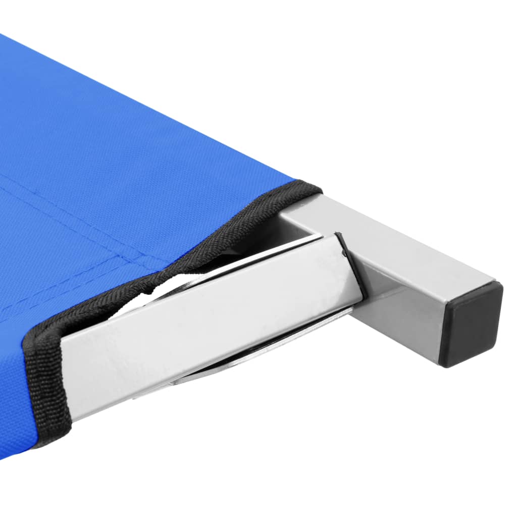 vidaXL Cama de campismo 210x80x48 cm XXL azul