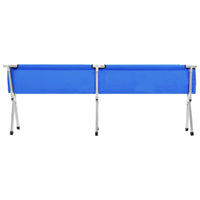 vidaXL Cama de campismo 210x80x48 cm XXL azul