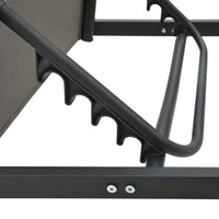 vidaXL Espreguiçadeira alumínio e textilene