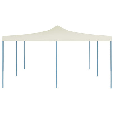 vidaXL Tenda dobrável 5x5 m creme