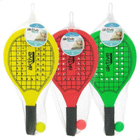 Pás de Praia com Bola Aktive Madeira 20,5 x 39,5 cm (24 Unidades)