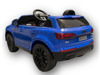 Audi Q7 elektrische kinderauto, 12 volt, rubber banden en meer!