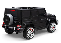 2 persoons Mercedes G63 AMG, 24v en 4x4 kinder accu voertuig!