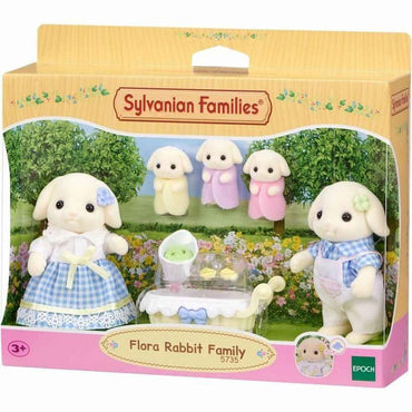 Acessórios para Casa de Bonecas Sylvanian Families 5735 Flora Rabbit family