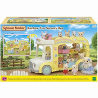 Acessórios para Casa de Bonecas Sylvanian Families 5744 Rainbow Fun Nursery Bus