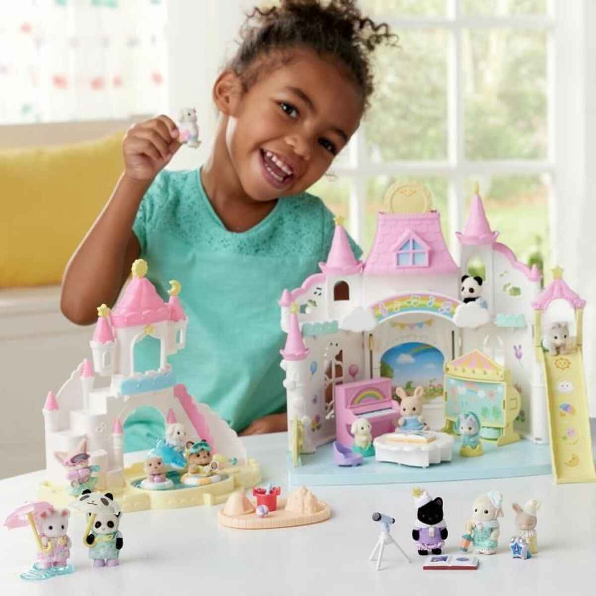 Acessórios para Casa de Bonecas Sylvanian Families 5749 Nursery Friends Pool Fun trio