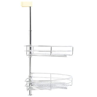 vidaXL Unidade cestos p/ cozinha 2 pcs 180 graus 75x38x80 cm