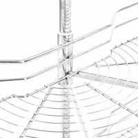 vidaXL Unidade cestos p/ cozinha 2 pcs 180 graus 75x38x80 cm