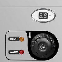 vidaXL Bandejas Térmicas Prateado Aço inoxidável