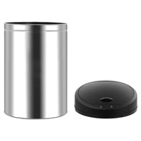 vidaXL Cestos de Papel Rascunho Preto Aço inoxidável