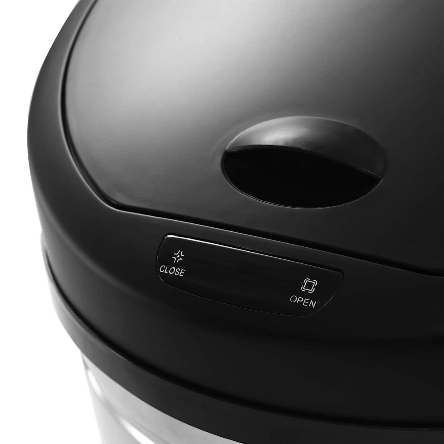 vidaXL Cestos de Papel Rascunho Preto Aço inoxidável