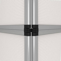 vidaXL Expositor com 15 painéis dobrável 302x200 cm branco