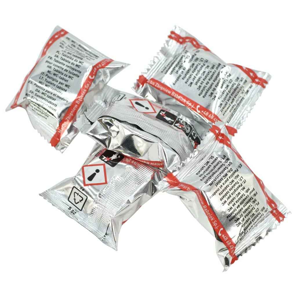 vidaXL Pastilhas para limpeza de sanitas/mictórios 100 pcs