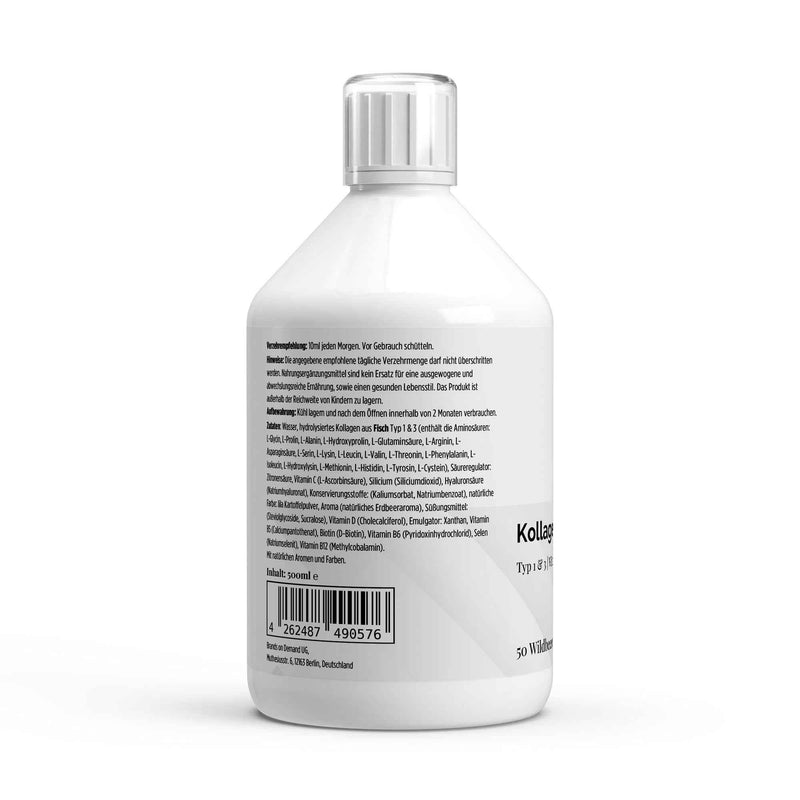 Collagen Marine Plus+ (1500 DA) - 50 Shots - Wild Berry - 500ml