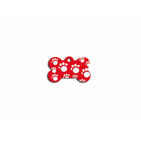 Placa identificativa Imarc Bone Vermelho