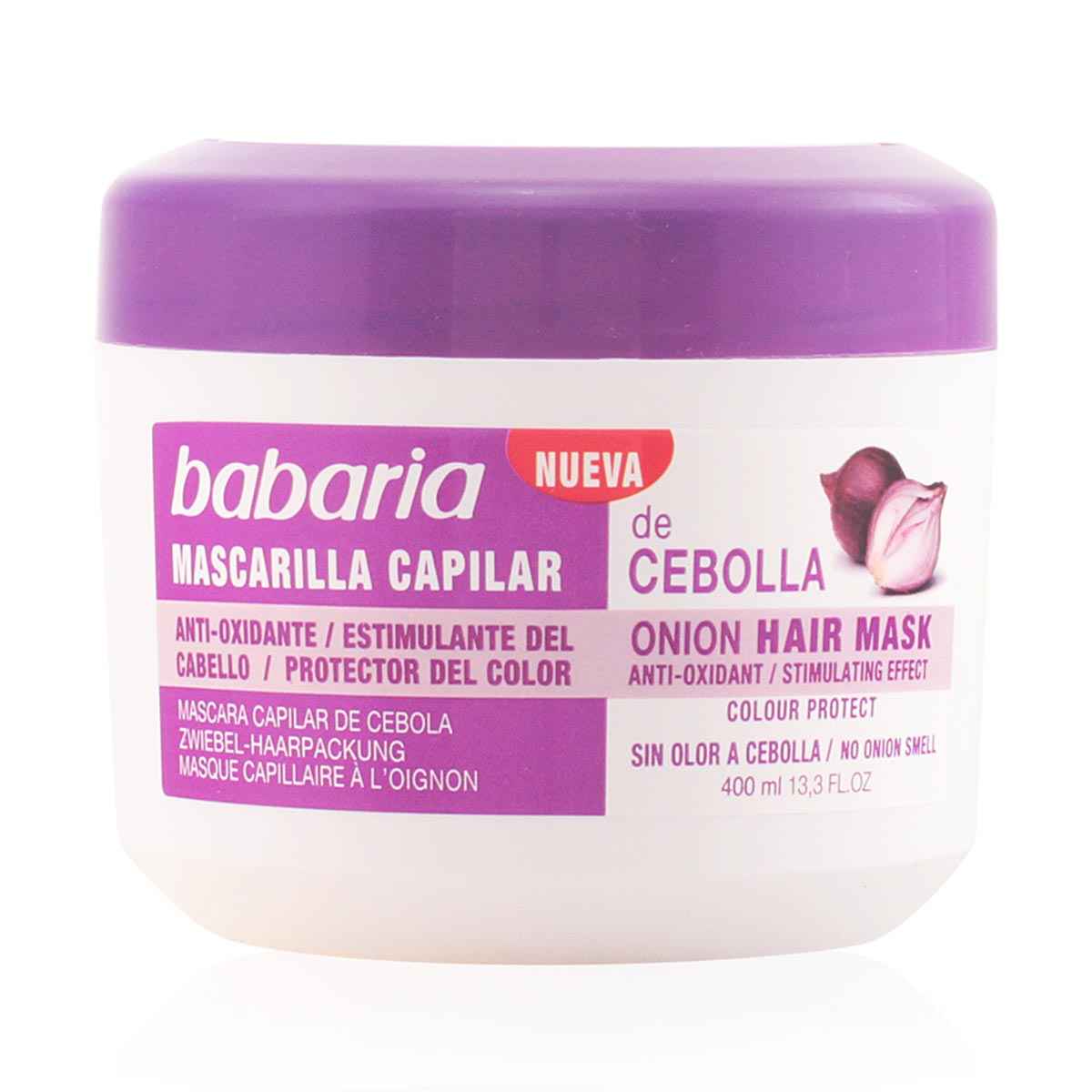 Babaria Cebolla Mascára Capilar Sin Olor 400Ml