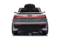 Audi S Q8, 12 volt elektrische kinderauto met rubberen banden, leder zitje en meer