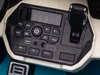 Lamborghini Sian, 2-persoons 24 volt elektrische kinderauto met rubberen banden, leder zitje en meer