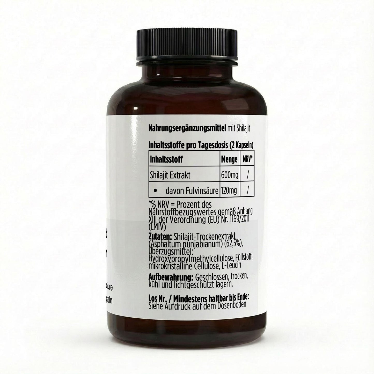 Shilajit (20% de ácido fúlvico) - 90 Cápsulas