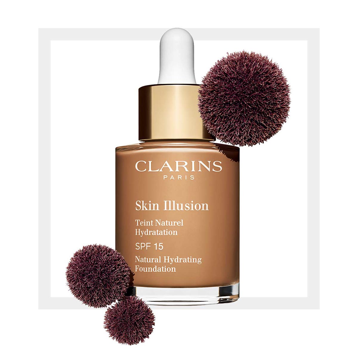 Clarins Skin Illusion Base Spf15 114 Capucchino 30Ml