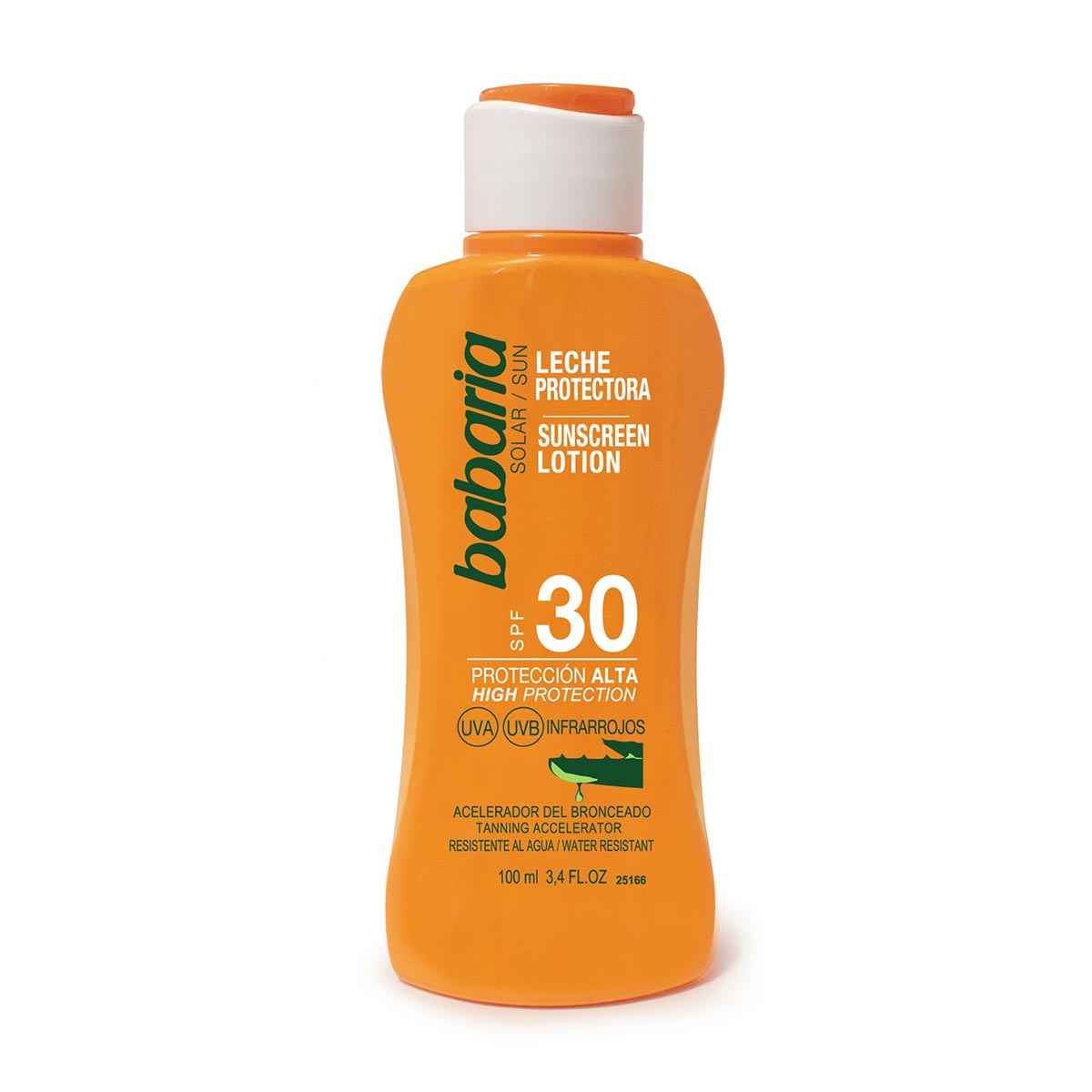 Babaria Aloe Vera Leche Corporal Spf30 Proteccion Alta 100Ml