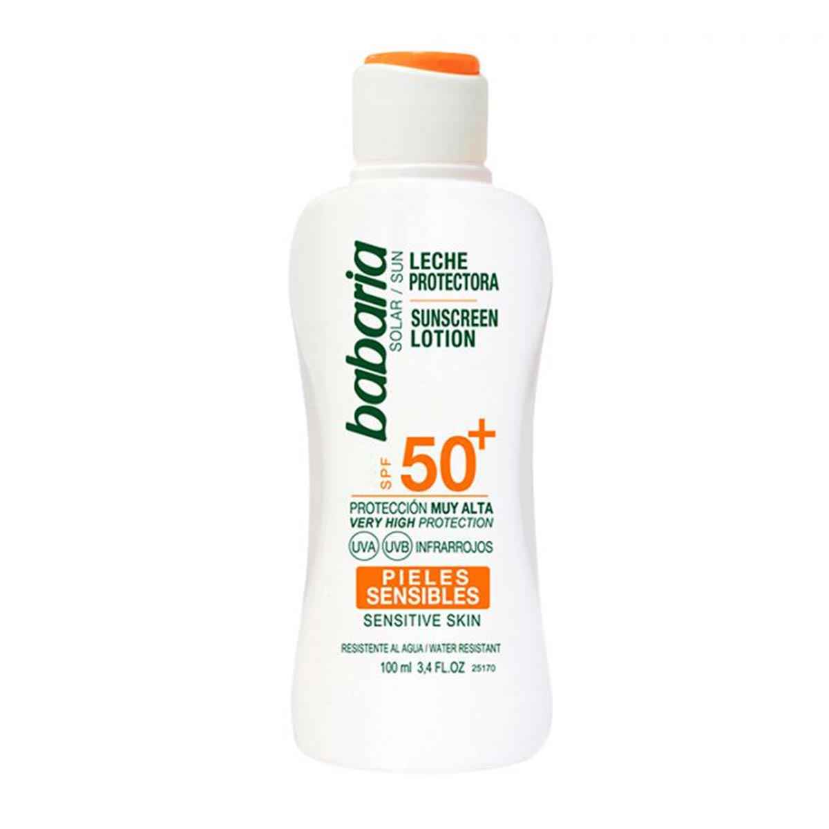 Babaria Aloe Vera Leche Corporal Spf50+ Pél Sensible 100Ml