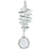 Cascata de cristais Swarovski multifacetados