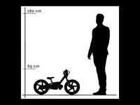 24 volt elektrische balance bike met 16 inch wielen, elektrische motor - blauw