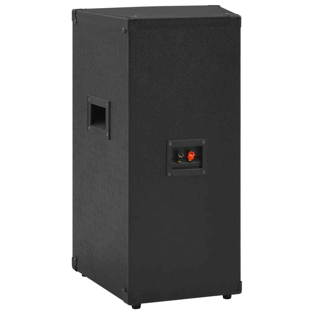 vidaXL Coluna palco Hifi profissional passiva 1000 W 37x37x64 cm preto