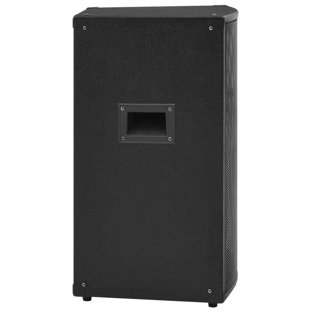 vidaXL Coluna palco Hifi profissional passiva 1000 W 37x37x64 cm preto