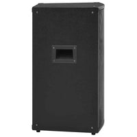 vidaXL Coluna palco Hifi profissional passiva 1000 W 37x37x64 cm preto