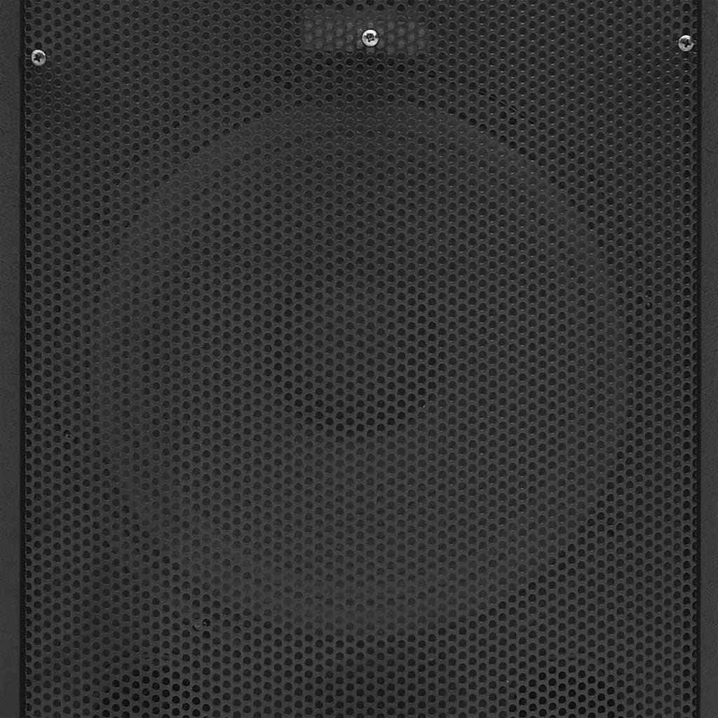vidaXL Coluna palco Hifi profissional passiva 1000 W 37x37x64 cm preto