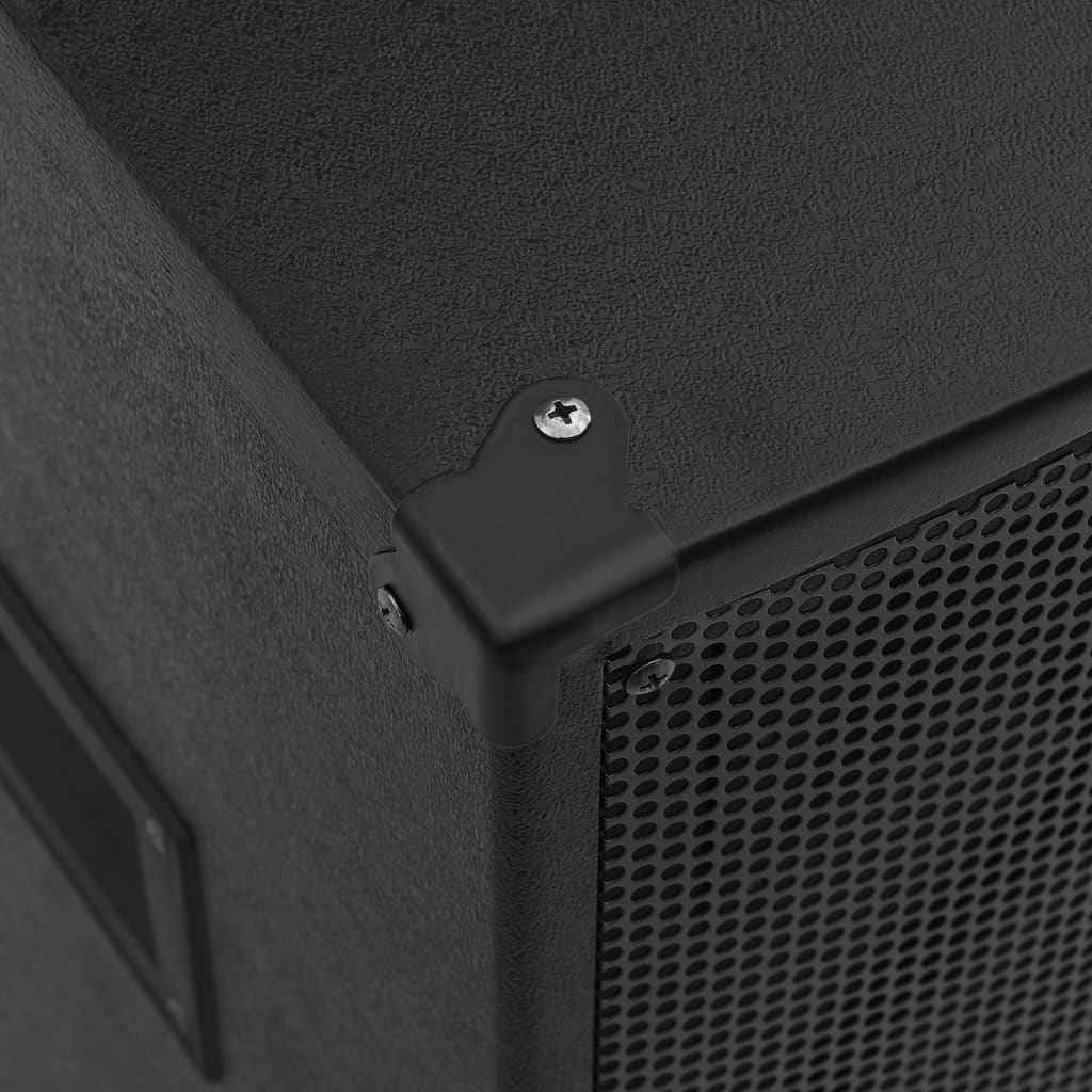 vidaXL Coluna palco Hifi profissional passiva 1000 W 37x37x64 cm preto