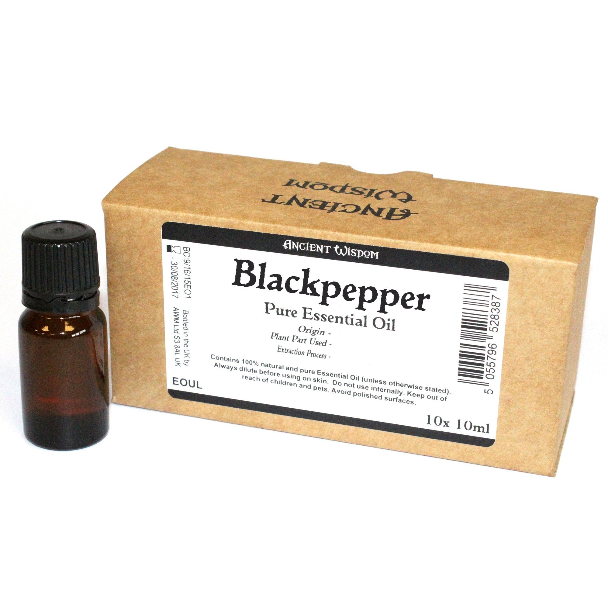 10x 10ml Blackpepper Essential Oil  Unlabelled
