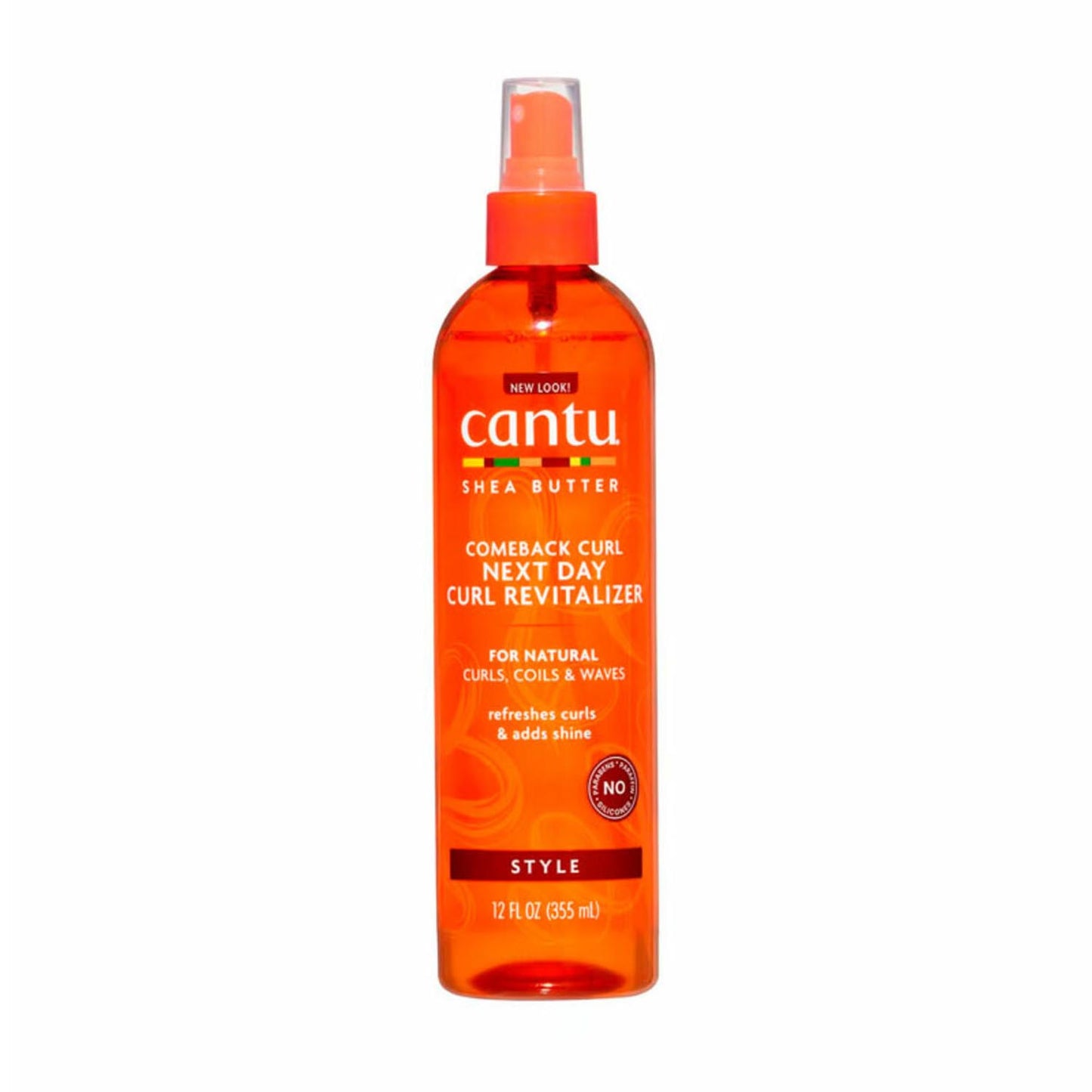 Cantu Shea Butter Spray Cabelo Rizado Comeback Curl Next Day 355Ml Vaporizador