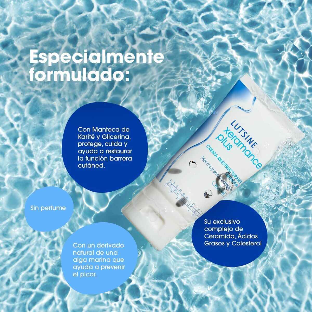 Creme Corporal Lutsine E45 XERAMANCE PLUS 100 ml 2 Unidades